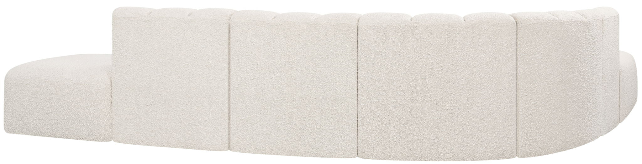 Arc - Boucle Fabric 7 Piece Corner Modular Sofa - Simple Home Plus