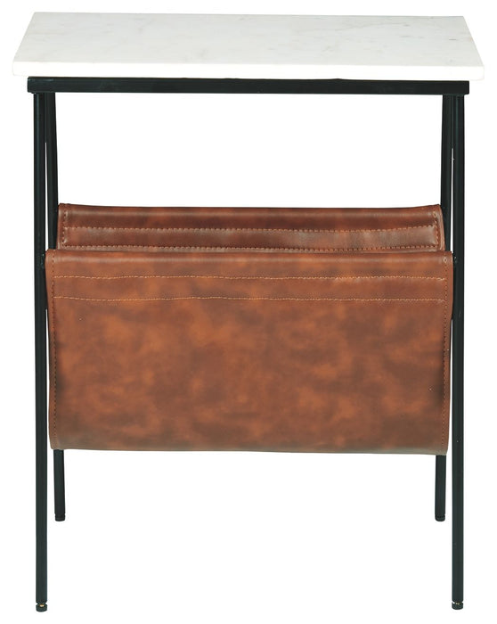 Etanbury - Brown / Black / White - Accent Table - Simple Home Plus