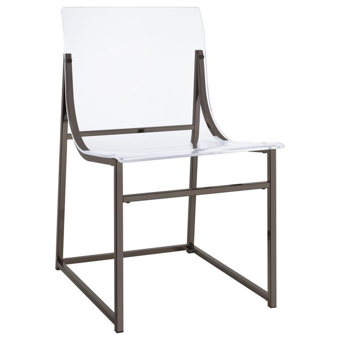 Adino - Acrylic Dining Side Chair (Set of 2) - Simple Home Plus