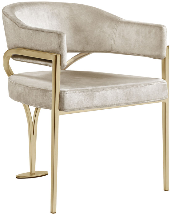 Madelyn - Dining Chair (Set of 2) - Brushed Brass - Simple Home Plus