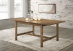 Crestmore - Rectangular Wood Dining Table - Walnut - Simple Home Plus