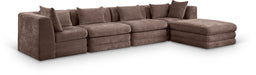 Stellar - 5 Piece Upholstered Modular Sectional - Simple Home Plus