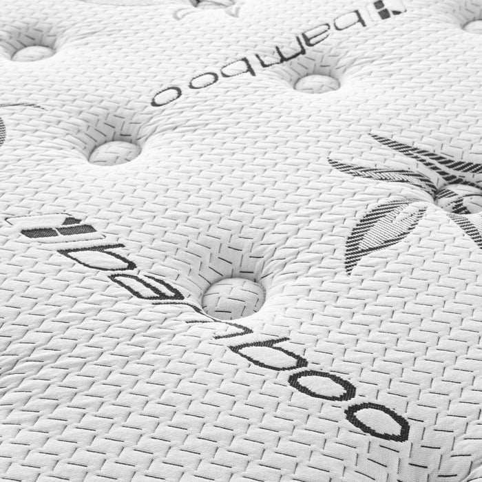 Sommet - Bamboo Euro Top Hybrid Mattress - Simple Home Plus