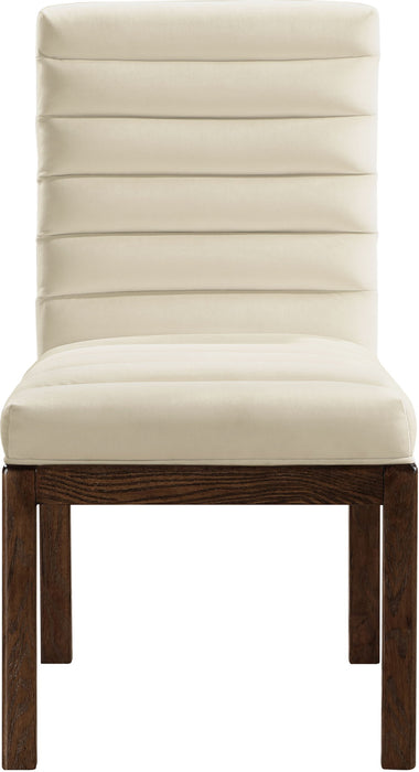 Evelyn - Dining Chair With Brown Legs - Simple Home Plus