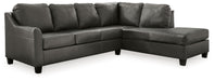 Valderno - Fog - 2-Piece Sectional With Raf Corner Chaise - Simple Home Plus