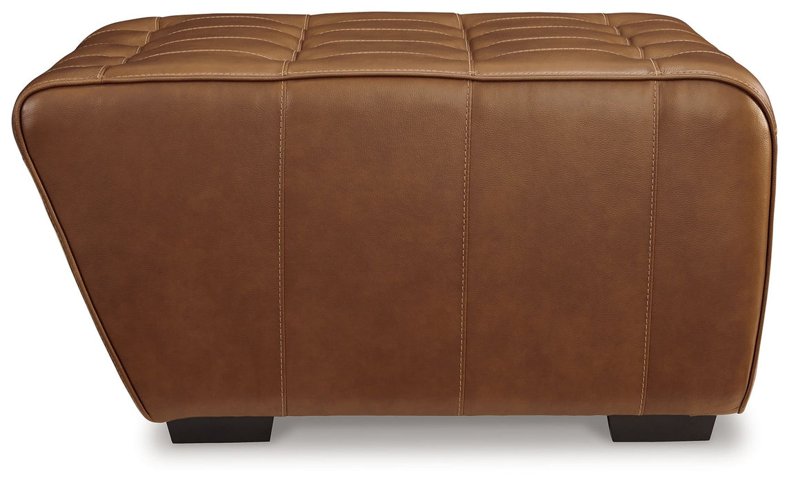 Temmpton - Chocolate - Oversized Accent Ottoman - Simple Home Plus