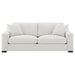 Ashlyn - Fabric Upholstered Track Arm Sofa - Sand - Simple Home Plus