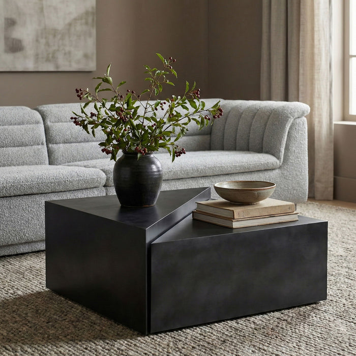 Zani - Iron Coffee Table - Simple Home Plus