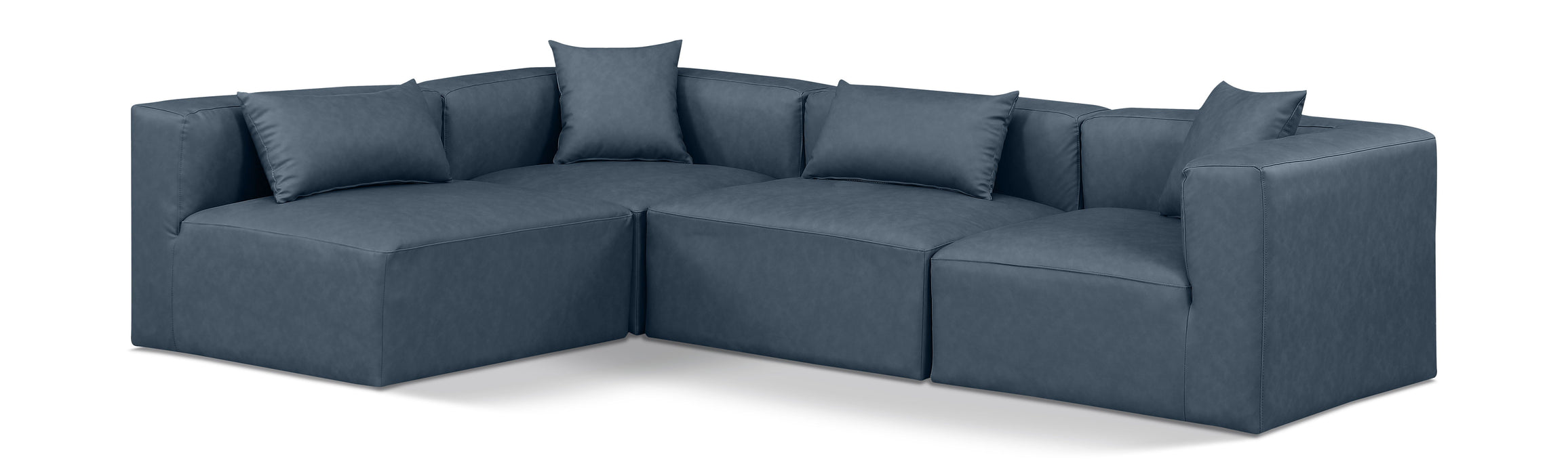 Cube - 4 Piece Modular Corner Sectional - Simple Home Plus