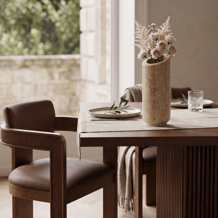 Lochlan - Travertine Vase - Simple Home Plus