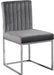 Giselle - Dining Chair with Chrome Base (Set of 2) - Simple Home Plus