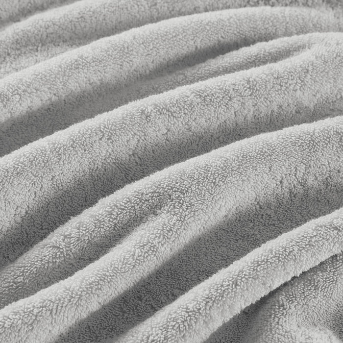 800GSM - 2 Piece Set Bath Sheet Antimicrobial - Silver