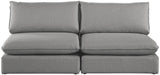 Mackenzie - Modular Sofa Armless - 2 Seats - Simple Home Plus