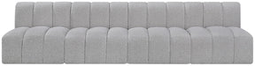 Arc - Boucle Fabric 4 Seats Modular Sofa - Simple Home Plus