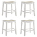 Iyani - Coastal Modern Wood Counter Height Kitchen Bar Stool - Simple Home Plus