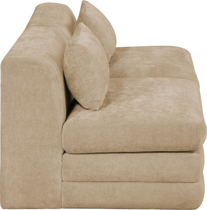 Stellar - 2 Piece 76" Upholstered Modular Armless Loveseat - Simple Home Plus