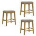 Jane - Contemporary Transitional Wood Counter Height Kitchen Bar Stool - Simple Home Plus