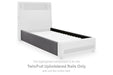 Verishaw - Twin/Full Upholstered Rails - Gray - Simple Home Plus