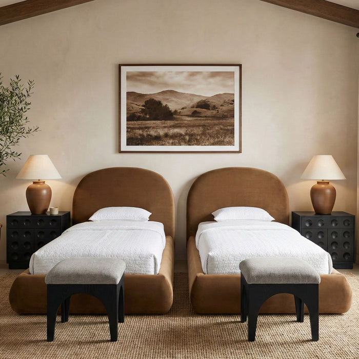 Celine - Upholstered Bed - Simple Home Plus