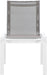 Nizuc - Outdoor Patio Dining Chair With White Frame (Set of 2) - Simple Home Plus