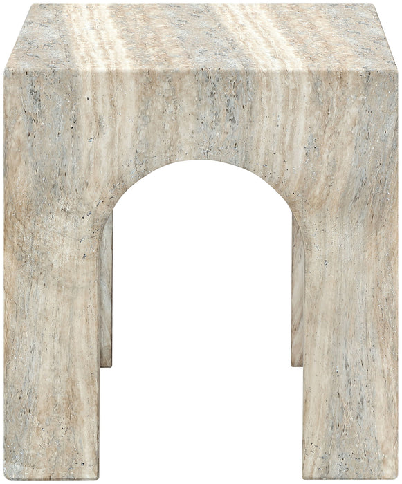 Renza - Concrete And Fiberglass Indoor / Outdoor Table - Simple Home Plus