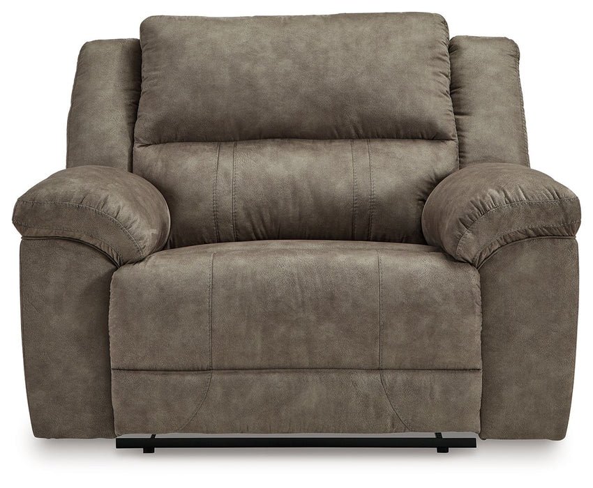 Laresview - Fossil - Zero Wall Wide Seat Recliner - Simple Home Plus
