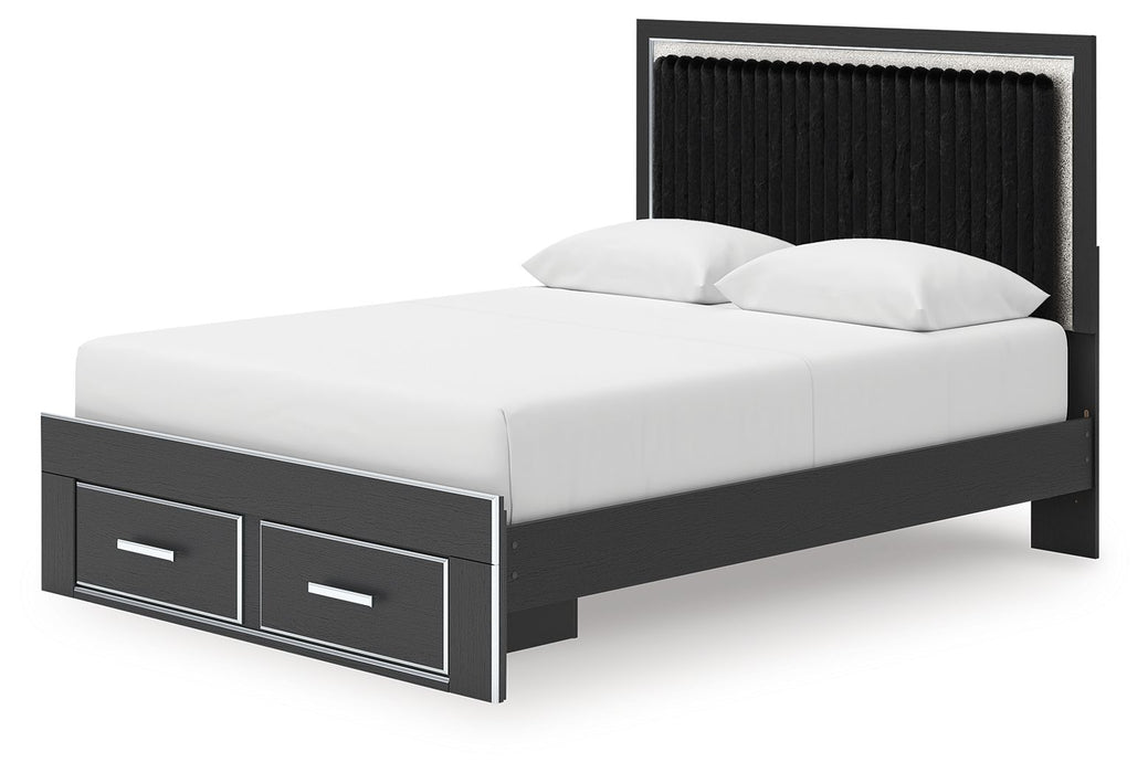 Zuraleus - Upholstered Panel Platform Storage Bed - Simple Home Plus