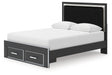 Zuraleus - Upholstered Panel Platform Storage Bed - Simple Home Plus