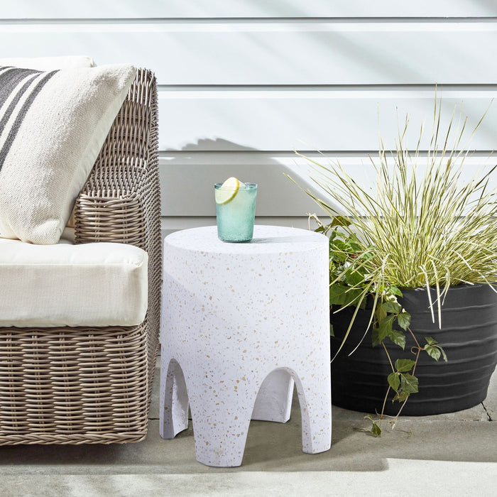 Foligno - Concrete End Table - Simple Home Plus