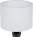 Opus - Genuine Marble, Linen Textured Fabric And Brass Table Lamp - Simple Home Plus