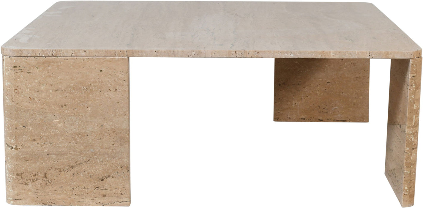 Livorno - Coffee Table - Travertine - Simple Home Plus