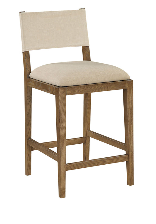 Avon - Linen Textured Performance Fabric Counter Stool - Simple Home Plus