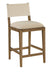 Avon - Linen Textured Performance Fabric Counter Stool - Simple Home Plus