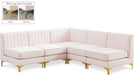 Alina - 5 Piece Armless Sectional - Simple Home Plus