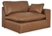 Emilia - Raf Corner Chair - Caramel - Simple Home Plus