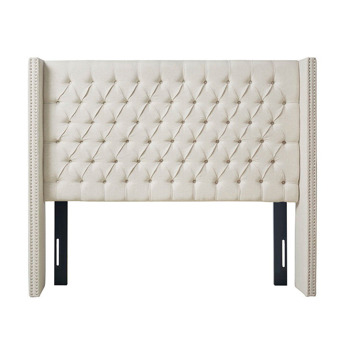 Amelia - King Upholstery Headborad - Cream