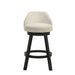 Erika - Modern Transitional Swivel Wood Counter Height Kitchen Bar Stool - Simple Home Plus