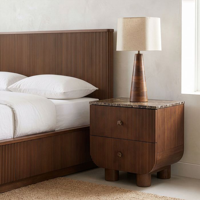 Cressa - Mango Wood Nightstand - Simple Home Plus