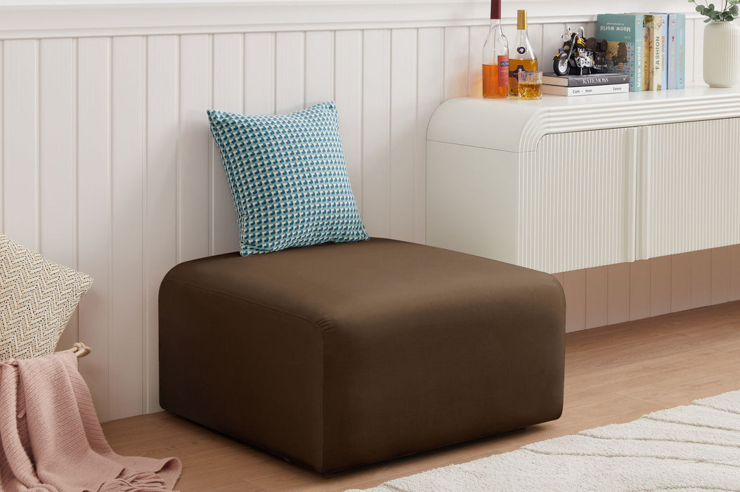 Arc - Velvet Ottoman - Simple Home Plus