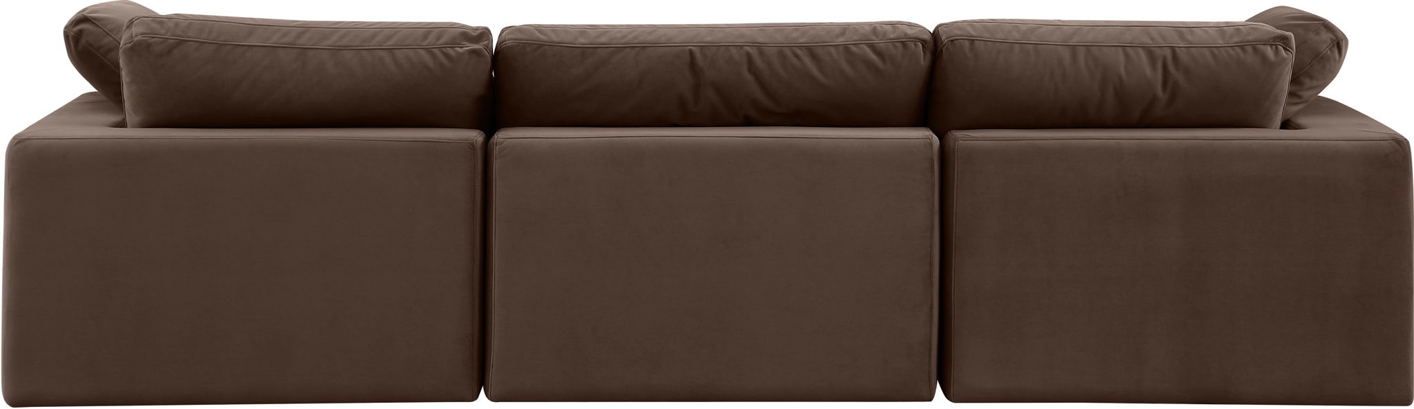 Comfy - Velvet Modular Sofa 3 Seats - Simple Home Plus