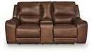 DeepWakes - Power Reclining Loveseat / Console / Adjustable Headrest - Simple Home Plus