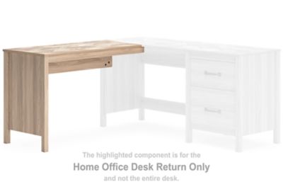 Battelle - Home Office Desk Return - Tan - Simple Home Plus