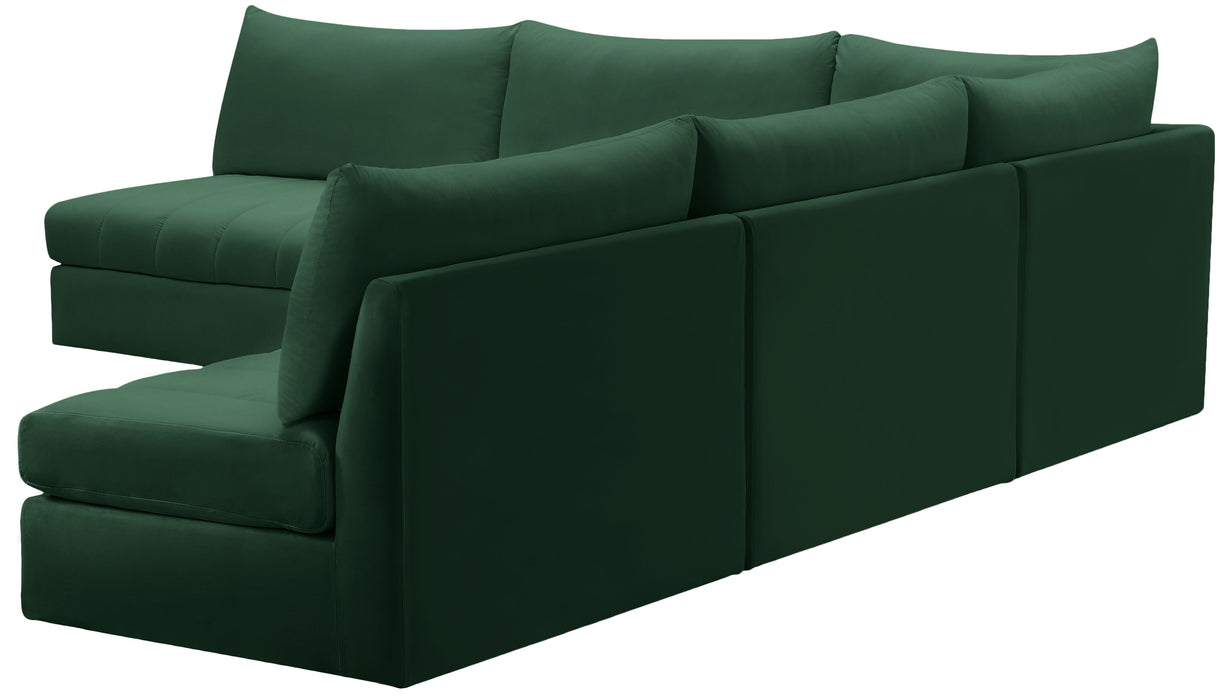 Jacob - Modular Corner Armless Sectional 5 Piece - Simple Home Plus
