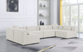 Cube - Linen 6 Piece Modular Armless Sectional - Simple Home Plus