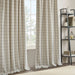 Anaheim - 50x84" Plaid Rod Pocket And Back Tab Curtain Panel With Fleece Lining - Linen Blue - Simple Home Plus
