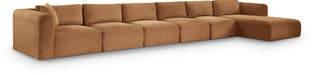 Shaggy - Fabric 6 Piece Modular Sectional With Chaise - Simple Home Plus