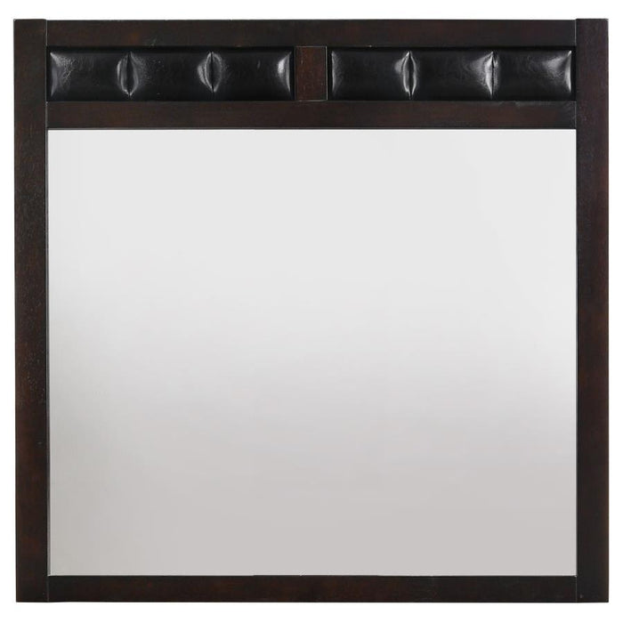 Carlton - Upholstered Rectangular Mirror - Simple Home Plus