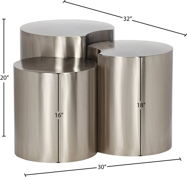 Dimple - 20" 3 Piece Modular End Table - Simple Home Plus