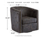 Brentlow - Swivel Accent Chair - Simple Home Plus
