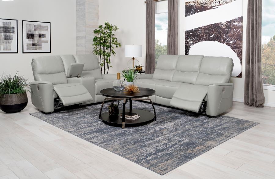 Greenfield - Power Reclining Sofa Set - Simple Home Plus